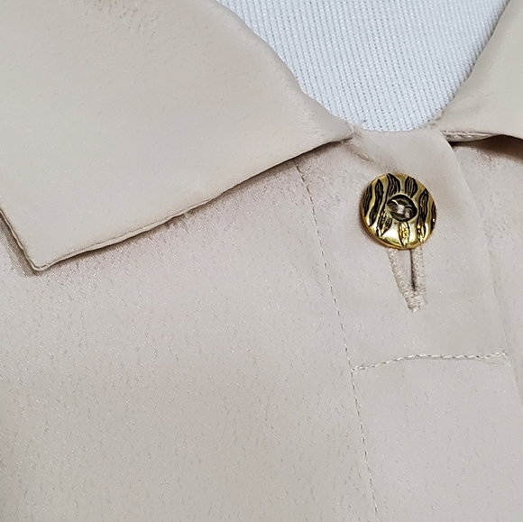 Vintage Christian DIOR Flowy Career Blouse Top - Picture 2 of 8